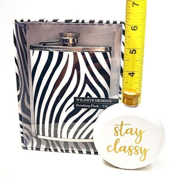 Stay Classy, Zebra Flasky - Picture 9 of 13